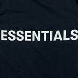 Fear of God Essentials Shirt Mens Large Black Boxy Graphic Long Sleeve Tee