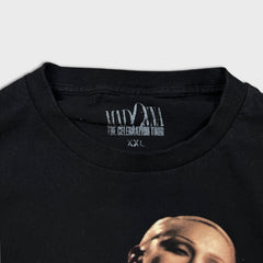 Madonna T Shirt Mens 2XL Black The Celebration Tour Double Sided Graphic Band Tee