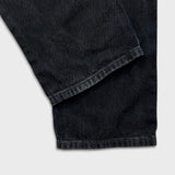 Levi's 505 Jeans Mens 30x30 Black Regular Fit Straight Leg Dark Wash Denim Pants