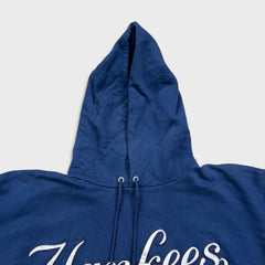 Vintage Majestic New York Yankees Hoodie Mens XL Blue MLB Baseball 90s Pullover