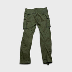 G-Star Raw Pants Mens 34x34 Green Rovic Zip 3D Straight Tapered Utility Cargo