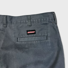 Vintage Dickies Pants Mens 36x32 Gray Wide Baggy Convertible Workwear Trousers