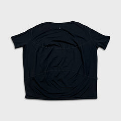 Lululemon T Shirt Mens Small Black Athletic Wide Training Lightweight Blank Tee