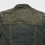 Vintage 90s Garam Debutant Japanese Denim Jacket Mens Medium Blue Sun Faded Trucker
