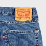 Levi's 505 Jeans Mens 33x29 Blue Regular Fit Straight Leg Medium Wash Denim Pants