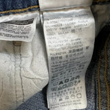 Levi's 511 Jeans Mens 32x32 Blue Slim Fit Distressed Medium Wash Faded Denim Pants