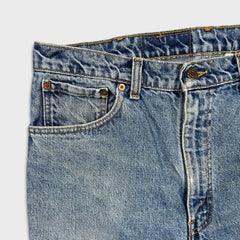 Vintage 90s Levi's 516 Jeans Mens 36x30 Blue Slim Fit Straight Leg  Light Wash Denim Pants