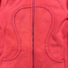 Lululemon Scuba Hoodie Womens Size 12 Pink Special Edition Full Zip Hooded Sweater
