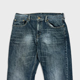 Levi's 559 Jeans Mens 34x32 Blue Relaxed Straight Fit Dark Wash Denim Pants