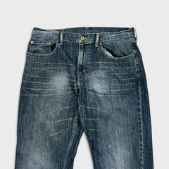 Levi's 559 Jeans Mens 34x32 Blue Relaxed Straight Fit Dark Wash Denim Pants