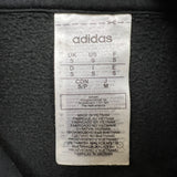 Adidas Hoodie Mens Small Black Stripe Spell Out Pullover Hooded Sweatshirt