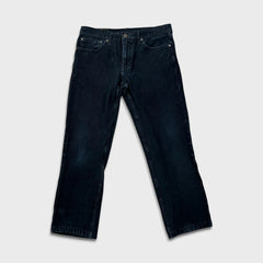 Levi's 511 Pants Mens 32x26 Black Slim Fit Stretch Corduroy Casual Trousers