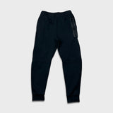 Nike Sportswear Sweatpants Mens Small Black Tech Fleece Swoosh Taper Leg Jogger