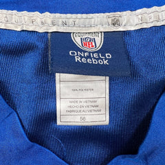 Vintage 2009 Reebok Peyton Manning Colts Jersey Mens 3XL Blue NFL Super Bowl Captain Patch