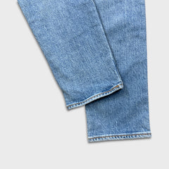 Levi's 501 S Jeans Womens 31x30 Blue Skinny Taper Leg Light Wash Faded Denim Pants