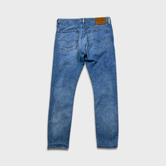 Levi's Skinny Taper Jeans Mens 36x32 Blue Medium Wash Skinny Taper Stretch Denim Pants