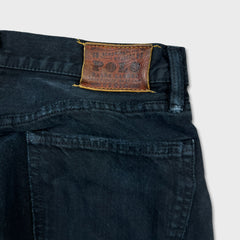 Polo Ralph Lauren Hudson Slim Jeans Mens 31x30 Black Dark Wash Denim Pants