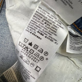 Levi's 501 Jeans Mens 30x26 Blue Original Fit Straight Distress Frayed Leg Denim Pants