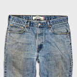 Vintage Y2K Levi's 516 Jeans Mens 36x30 Blue Slim Fit Straight Leg Light Wash Distress Denim Pants