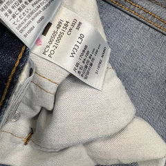 Levi's 505 Jeans Mens 33x30 Blue Regular Fit Straight Leg Medium Wash Denim Pants