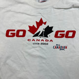Vintage 2002 Circa Molson Team Canada T Shirt Mens XL White NHL Hockey Tee