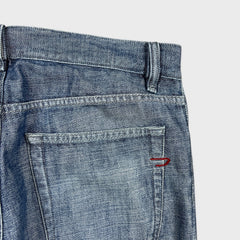 Diesel Service Spa Jeans Mens 33x32 Blue Medium Wash Straight Leg Denim Pants