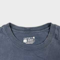 Carhartt T Shirt Mens XL Gray Relaxed Fit Workwear Forest Graphic Pocket Tee