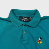 Vintage 90s Disney Originals Mickey Mouse Polo Shirt Mens XL Blue Short Sleeve
