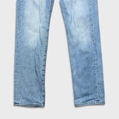 Levi's 501 Jeans Mens 31x32 Blue Original Fit Straight Leg Light Wash Denim Pants