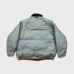 Nautica Jacket Mens XL Red NS-83 Reverisble Puffer Down Full Zip Outdoor Coat