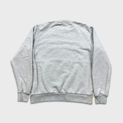 Lacoste Sweatshirt Mens Medium Gray Classic Fit Color Block Pullover Crewneck