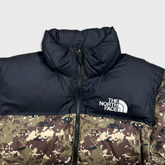 The North Face 96' Retro Nuptse Packable Jacket Mens Medium Green Digi Camo