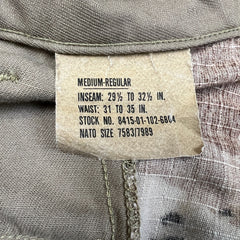 Vintage 90s US Military Combat Trousers Mens 34x32 Chocolate Desert Camo USA Pants