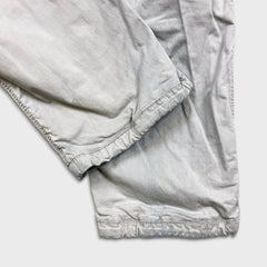 G-Star Raw 3301 Pants Mens 32x27 Gray Straight Fit Casual Utility Cargo Trousers