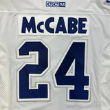 Vintage Y2K Toronto Maple Leafs CCM Bryan McCabe #24 Jersey Mens Large Hockey NHL