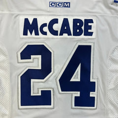 Vintage Y2K Toronto Maple Leafs CCM Bryan McCabe #24 Jersey Mens Large Hockey NHL