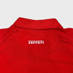 Vintage 90s Ferrari Polo Shirt Mens XL Red Scuderia Embroidered Short Sleeve Racing