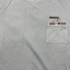 Uniqlo Naruto Shippuden T Shirt Mens Large White Ramen Pocket Graphic Tee