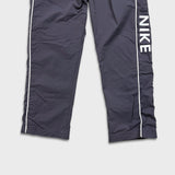 Nike Sportswear Track Pants Mens Medium Gray Swoosh Straight Leg Athletic