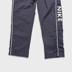 Nike Sportswear Track Pants Mens Medium Gray Swoosh Straight Leg Athletic