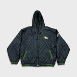 Vintage 90s Pro Player University of Oregon Donald Duck Jacket Mens Large NCAA Football Reversible