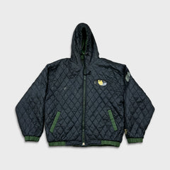 Vintage 90s Pro Player University of Oregon Donald Duck Jacket Mens Large NCAA Football Reversible