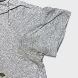 Adidas T Shirt Mens Medium Gray Essentials 3 Stripes Spell Out Short Sleeve Tee