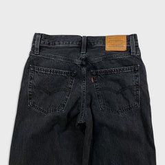 Levi's Jeans Womens 28x31 Black Baggy Dad Dark Wash Faded Denim Pants
