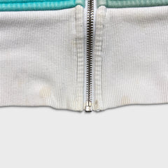 Lululemon Scuba Hoodie Womens Size 8 White Colorblock Full Zip Hooded Sweater