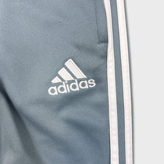 Adidas Climacool Track Pants Mens Small Blue Essentials 3 Stripe Training Athletic Jogger