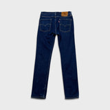 Levi's 510 Skinny Jeans Mens 30x30 Blue Dark Wash Stretch Mid Rise Tapered Leg Denim Pants