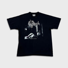 Vintage 2002 Opeth Deliverance T Shirt Men XL Black Double Sided Metal Tour Band Tee