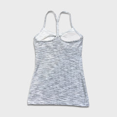 Lululemon Power Pose Tank Womens Size 4 Gray Athletic Yoga Sportswear Pilates Top