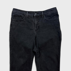 Levi's 314 Jeans Womens 32x30 Black Shaping Straight Dark Wash Stretch Denim Pants